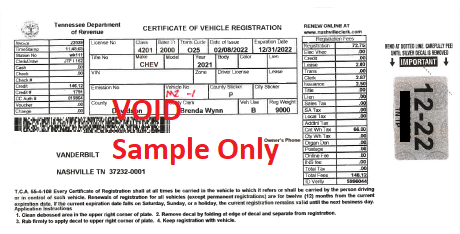 sAMPLE cERTIFICATE OF tITLE